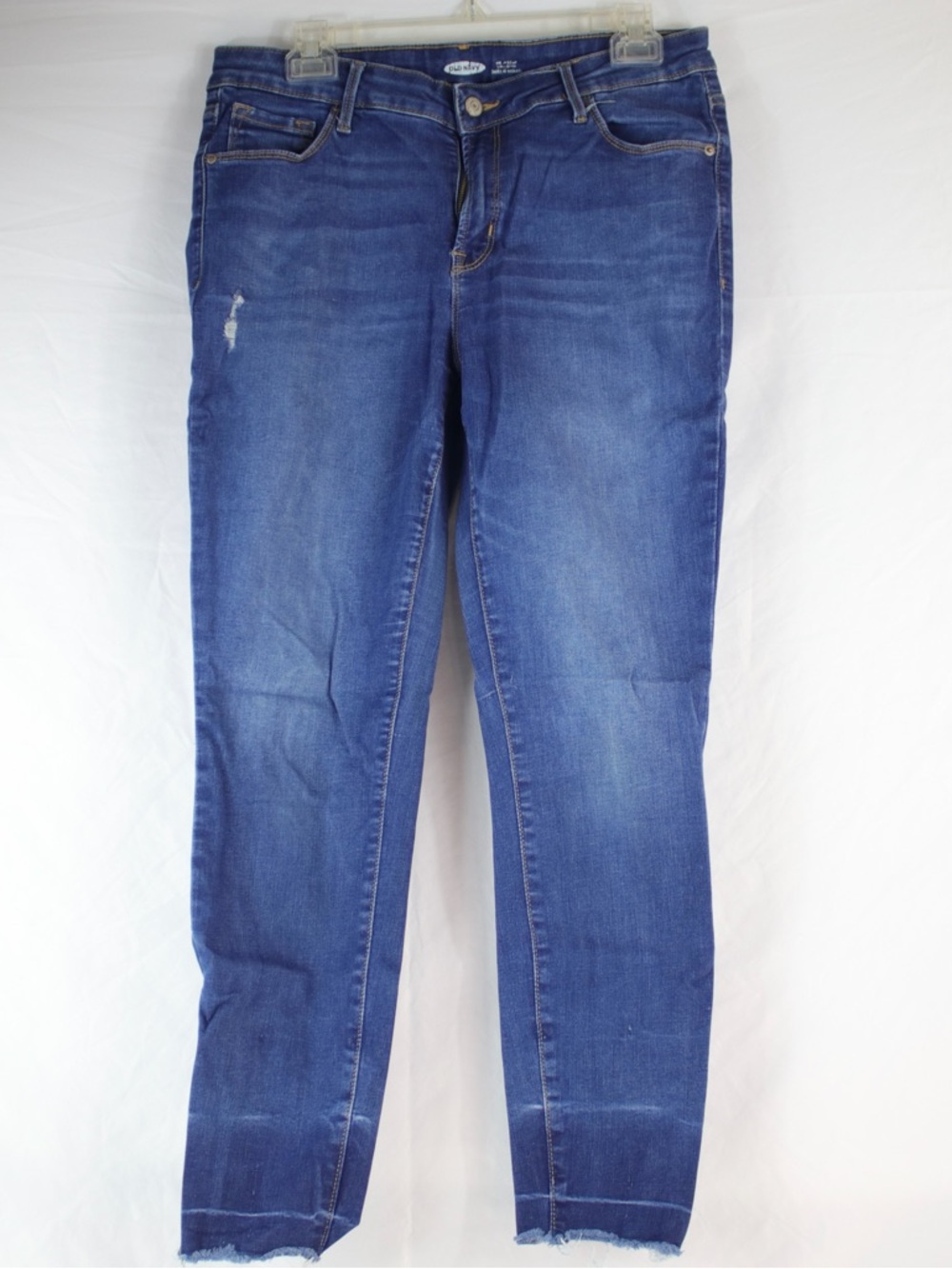 Old Navy Blue Rockstar Super Skinny Built-In Sculpt Jeans‎ Pants Womens Size 12